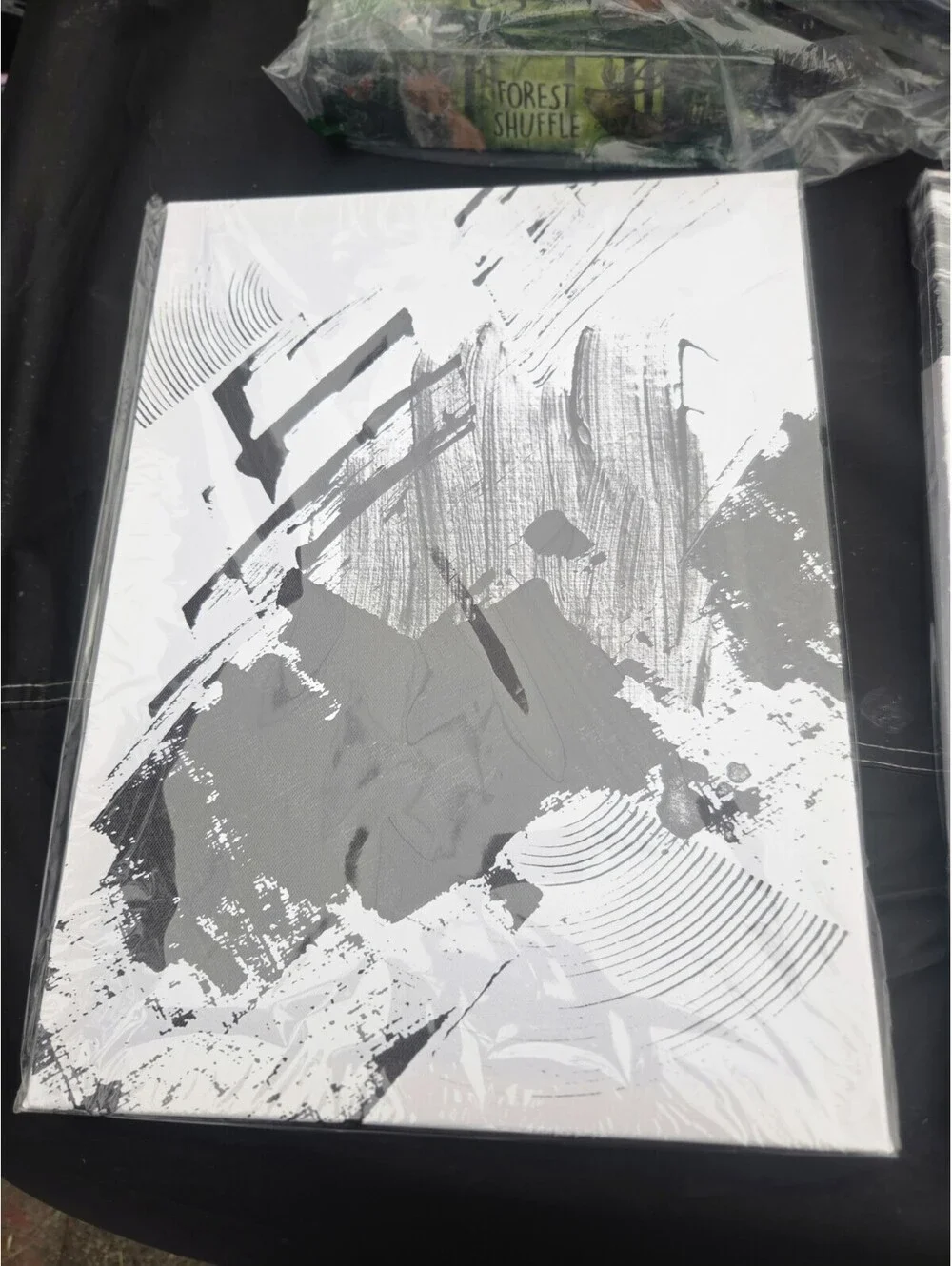 Black and white abstract picture frames 12 X 16 Three piece